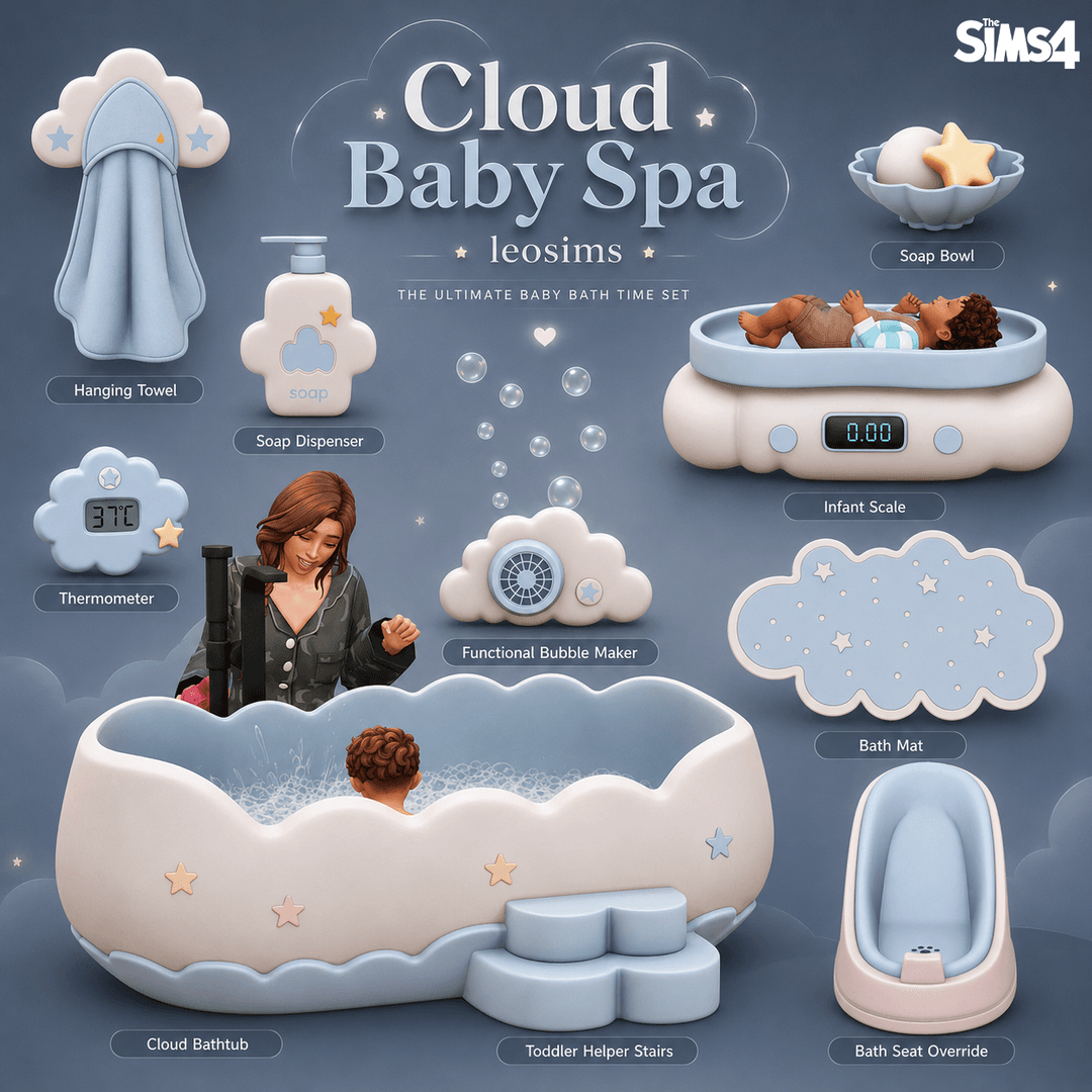 Галерея мода Набор для ухода за малышами Cloud Baby Spa #1